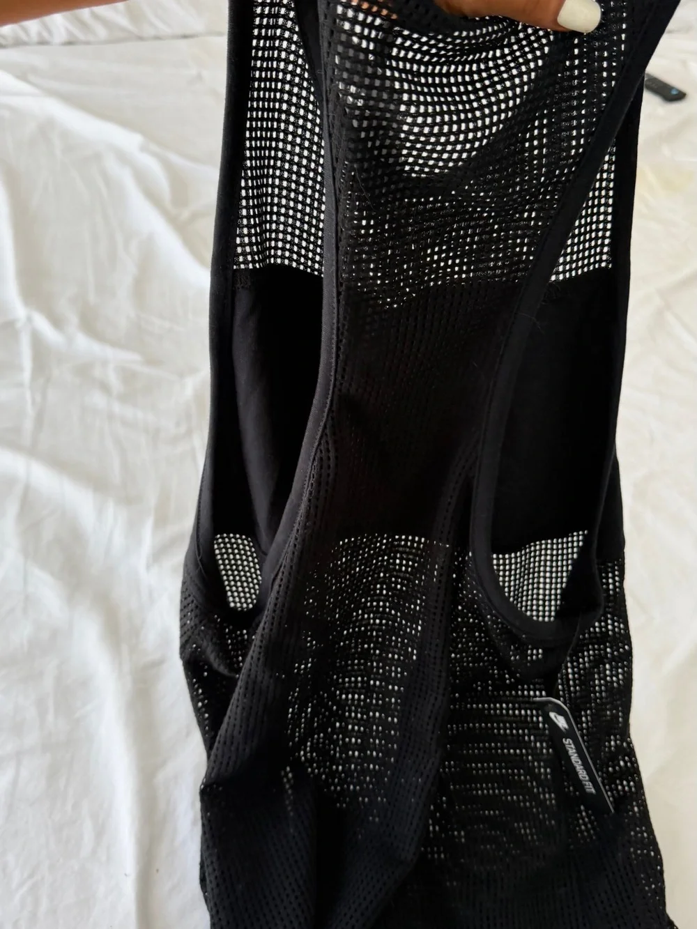 Nike Black Mesh Logo Tank - Women's